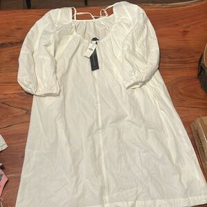 Banana Republic white dress